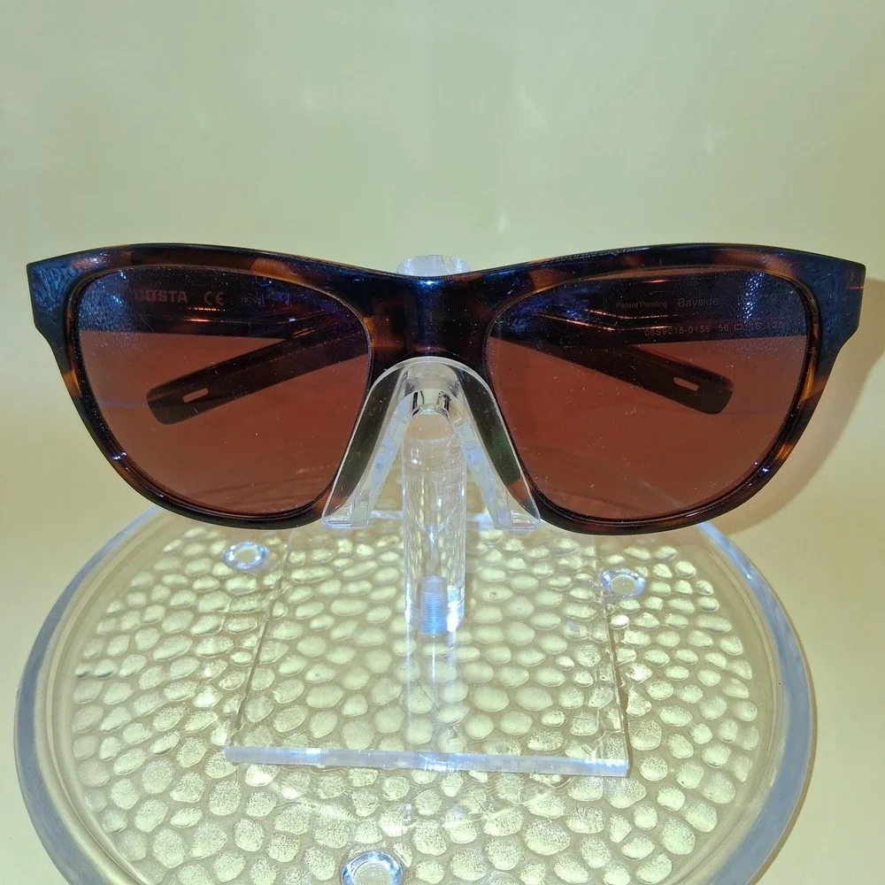 Costa Del Mar Bayside Sunglasses Shiny Tortoise/Copper 580Plastic